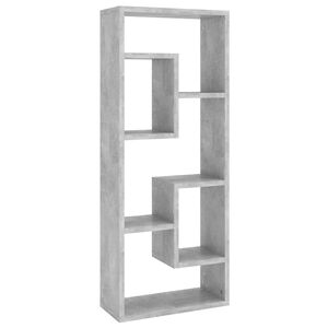 vidaXL betonsz&uuml;rke szerelt fa fali polc 36 x 16 x 90 cm