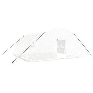 vidaXL feh&eacute;r ac&eacute;lv&aacute;zas melegh&aacute;z 36 m&sup2; 6 x 6 x 2,85 m