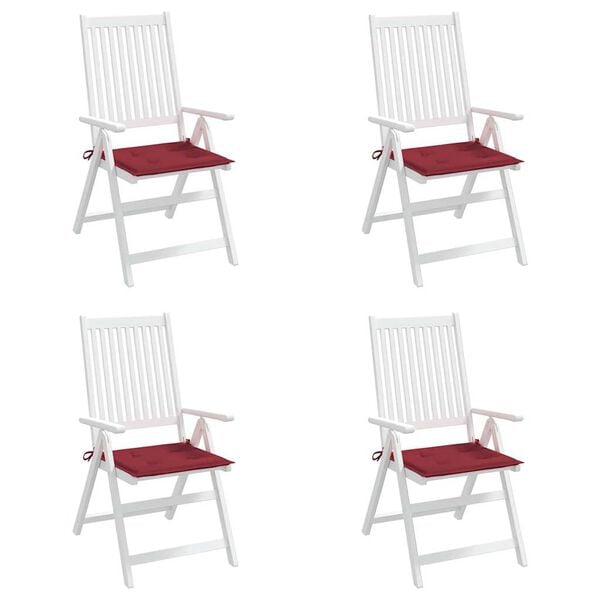 vidaXL 4 db bord&oacute; oxford sz&ouml;vet h&aacute;tt&aacute;ml&aacute;s sz&eacute;kp&aacute;rna 40x40x4 cm