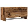 vidaXL gardr&oacute;bszekr&eacute;ny r&eacute;gi fa 70x32,5x35 cm G&eacute;pelt fa