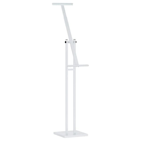 vidaXL Ki&aacute;ll&iacute;t&oacute; &Aacute;llv&aacute;ny Feh&eacute;r 26,5 x 26,5 x 127 cm Ac&eacute;l