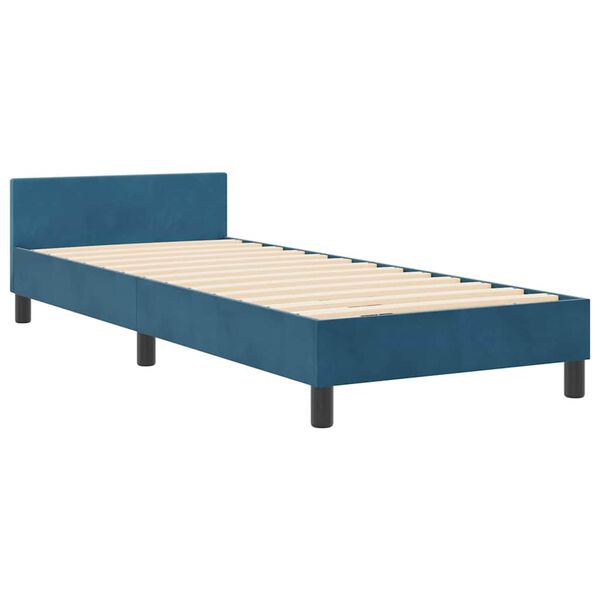 vidaXL Boxrug&oacute;s &aacute;gy fejt&aacute;ml&aacute;val S&ouml;t&eacute;t k&eacute;k 80 x 200 cm B&aacute;rsony