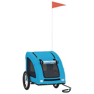 vidaXL k&eacute;k oxford sz&ouml;vet &eacute;s vas kis&aacute;llatsz&aacute;ll&iacute;t&oacute; ut&aacute;nfut&oacute;