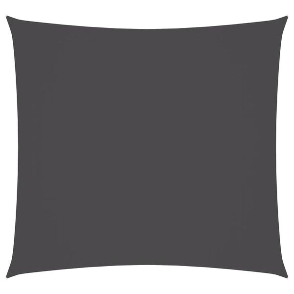 vidaXL antracitsz&uuml;rke n&eacute;gyzet alak&uacute; oxford-sz&ouml;vet napvitorla 3 x 3 m