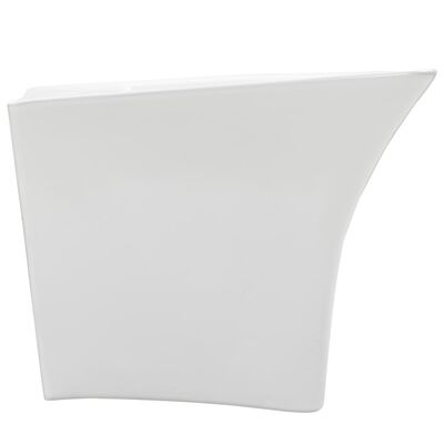 vidaXL falra szerelhető fehér kerámia mosdókagyló 530 x 440 x 370 mm