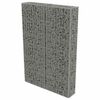 vidaXL horganyzott acél gabion fal fedéllel 100 x 20 x 150 cm