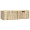 vidaXL Fali TV szekr&eacute;ny Sonoma T&ouml;lgy 98 x 41 x 30 cm Szerelt Fa