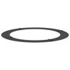 vidaXL Alkalmas lapos fa gyűrűh&ouml;z Fekete &Oslash;90 / 120 cm Ac&eacute;l