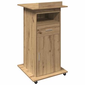 vidaXL P&oacute;dium Artisan t&ouml;lgy Szerelt Fa 55 x 55 x 107 cm