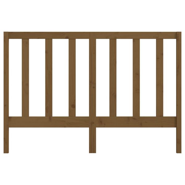 vidaXL m&eacute;zbarna t&ouml;m&ouml;r fenyőfa &aacute;gy fejt&aacute;mla 126 x 4 x 100 cm