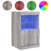 vidaXL sz&uuml;rke sonoma sz&iacute;nű t&aacute;lal&oacute;szekr&eacute;ny LED-ekkel 41 x 37 x 67 cm