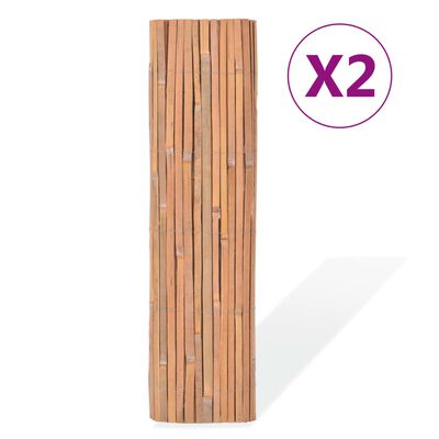 vidaXL 2 db bambuszkerítés 100 x 400 cm
