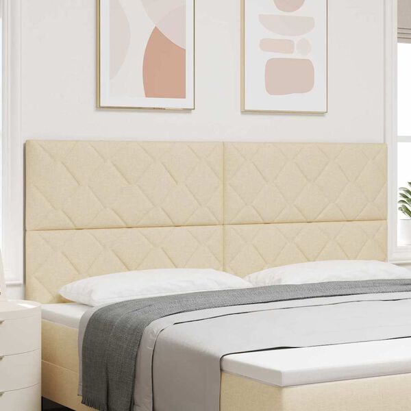 vidaXL Fejt&aacute;mla Kr&eacute;m 200 cm sz&ouml;vet