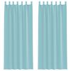 vidaXL 2 db t&uuml;rkizk&eacute;k f&aacute;tyolf&uuml;gg&ouml;ny&ouml;k hurokkal 140x260 cm