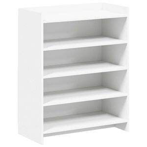 vidaXL Cipőszekr&eacute;ny t&aacute;rol&oacute;val Feh&eacute;r 73,5 x 36 x 92 cm Szerelt Fa