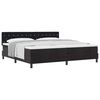 vidaXL Boxrug&oacute;s &aacute;gy matracmal fejt&aacute;ml&aacute;val Fekete 200 x 200 cm B&aacute;rsony