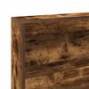 vidaXL Tároló fejtámla polcokkal tárolóval Füstölt tölgy 80 cm Faanyag