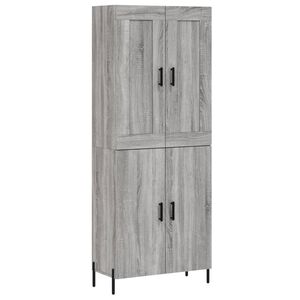 vidaXL sz&uuml;rke sonoma szerelt fa magasszekr&eacute;ny 69,5 x 34 x 180 cm