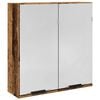 vidaXL F&uuml;rdőszoba t&uuml;k&ouml;rszekr&eacute;ny R&eacute;gi fa 64x20x66,5 cm G&eacute;pelt fa