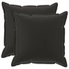 vidaXL P&aacute;rna huzat 2 db HOUTEN Fekete 65 x 65 cm Poli&eacute;szter