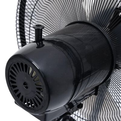 vidaXL 3 sebességes fekete álló ködventilátor