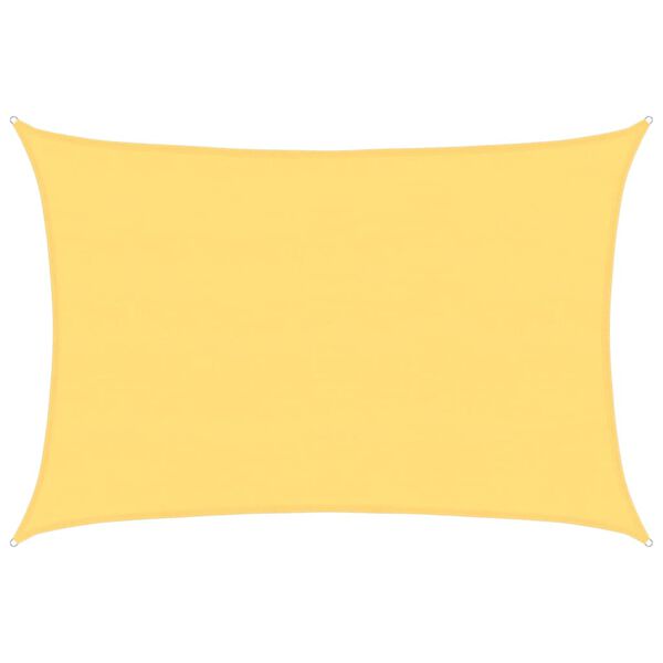 vidaXL bézs HDPE napvitorla 160 g/m² 5 x 6 m