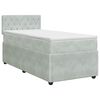 vidaXL Boxspring &aacute;gy matraccal Vil&aacute;gossz&uuml;rke 100 x 200 cm B&aacute;rsony