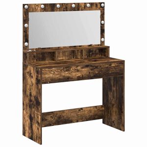 vidaXL &Ouml;lt&ouml;zk&ouml;dőasztal F&uuml;st&ouml;lt t&ouml;lgy 100 x 41 x 135 cm Szerelt Fa