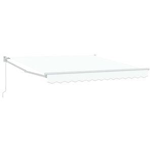 vidaXL Beh&uacute;zhat&oacute; napellenző Feh&eacute;r 300 x 250 x 165 cm