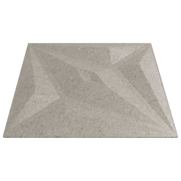 vidaXL Fali panelek Csillag 24 pcs Csillag Beton 50 x 50 cm XPS Hab