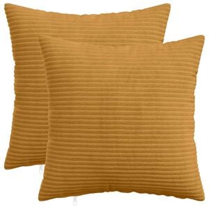 vidaXL P&aacute;rna huzat 2 pcs HEERLEN S&aacute;rga 30 x 30 cm cord