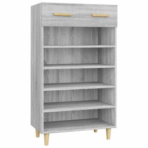 vidaXL sz&uuml;rke sonoma sz&iacute;nű szerelt fa cipőszekr&eacute;ny 60 x 35 x 105 cm