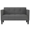 vidaXL s&ouml;t&eacute;tsz&uuml;rke sz&ouml;vet loveseat kanap&eacute; 111 cm