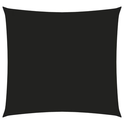 vidaXL fekete négyzet alakú oxford-szövet napvitorla 2 x 2 m