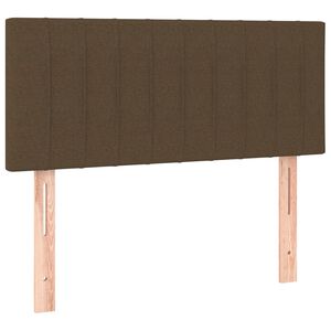 vidaXL s&ouml;t&eacute;tbarna sz&ouml;vet fejt&aacute;mla 80 x 5 x 78/88 cm
