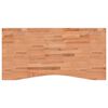 vidaXL t&ouml;m&ouml;r b&uuml;kkfa &iacute;r&oacute;asztallap 110 x (50-55) x 2,5 cm