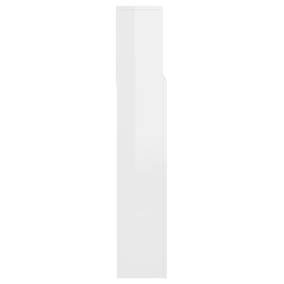 vidaXL magasfényű fehér áthidaló szekrény 140x19x103,5 cm