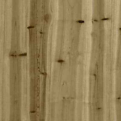 vidaXL impregnált fenyőfa kerti lábtartó 62 x 63,5 x 53,5 cm