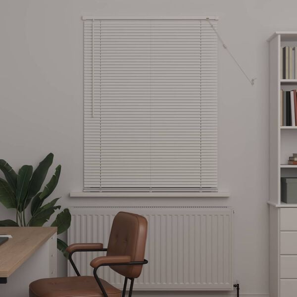 vidaXL Zsaluzia &Aacute;ll&iacute;that&oacute; Feh&eacute;r 150 x 100 cm PVC