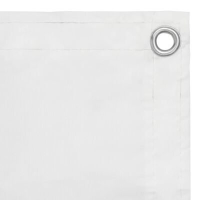 vidaXL fehér oxford-szövet erkélyparaván 75 x 400 cm