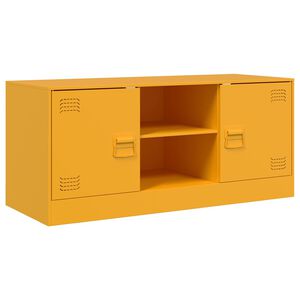 vidaXL must&aacute;rs&aacute;rga ac&eacute;l TV-szekr&eacute;ny 99 x 39 x 44 cm