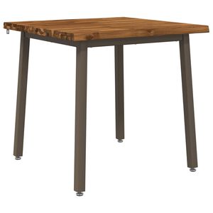 vidaXL 70 x 70 x 75 cm T&ouml;m&ouml;r Ak&aacute;cfa Term&eacute;szetes &eacute;s K&aacute;v&eacute; N&eacute;gyzet