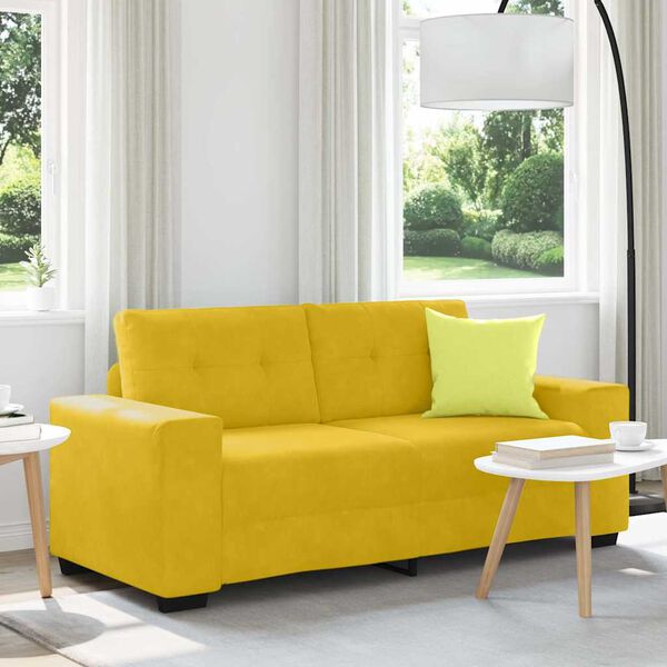 vidaXL s&aacute;rga b&aacute;rsony loveseat kanap&eacute; 140 cm