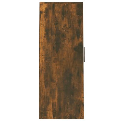 vidaXL füstös tölgyszínű szerelt fa cipősszekrény 32 x 35 x 92 cm