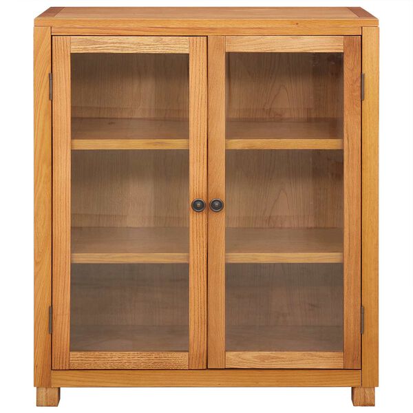 vidaXL Cabinet polcokkal t&aacute;rol&oacute;val Barna 80 x 35 x 95 cm Faanyag