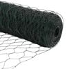 vidaXL Hexagon ker&iacute;t&eacute;s Z&ouml;ld 0,5 x 100 m PVC