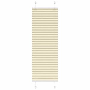 vidaXL plisz&iacute;rozott redőny kr&eacute;m 40x100 cm sz&ouml;vetsz&eacute;less&eacute;g 39,4 cm