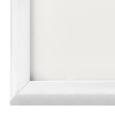vidaXL 3 db fehér MDF fali/asztali fényképkeret 21 x 29,7 cm