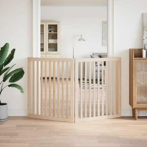 vidaXL ny&aacute;rfa 2 paneles &ouml;sszecsukhat&oacute; kutyakapu 160 cm