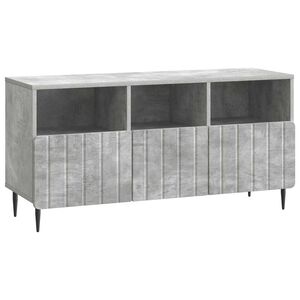 vidaXL TV szekr&eacute;ny fi&oacute;kkal Betonsz&uuml;rke 102 x 34,5 x 50 cm Szerelt Fa